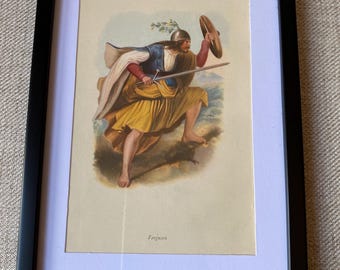 Ferguson Clan Tartan Antique Framed