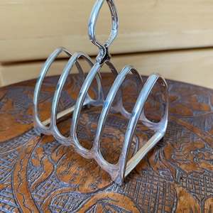 Silverplate Toast Rack Antique English ( TY)
