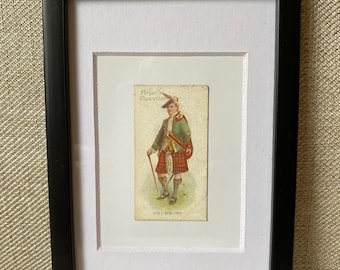 Tartan antico del clan Drummond con cornice