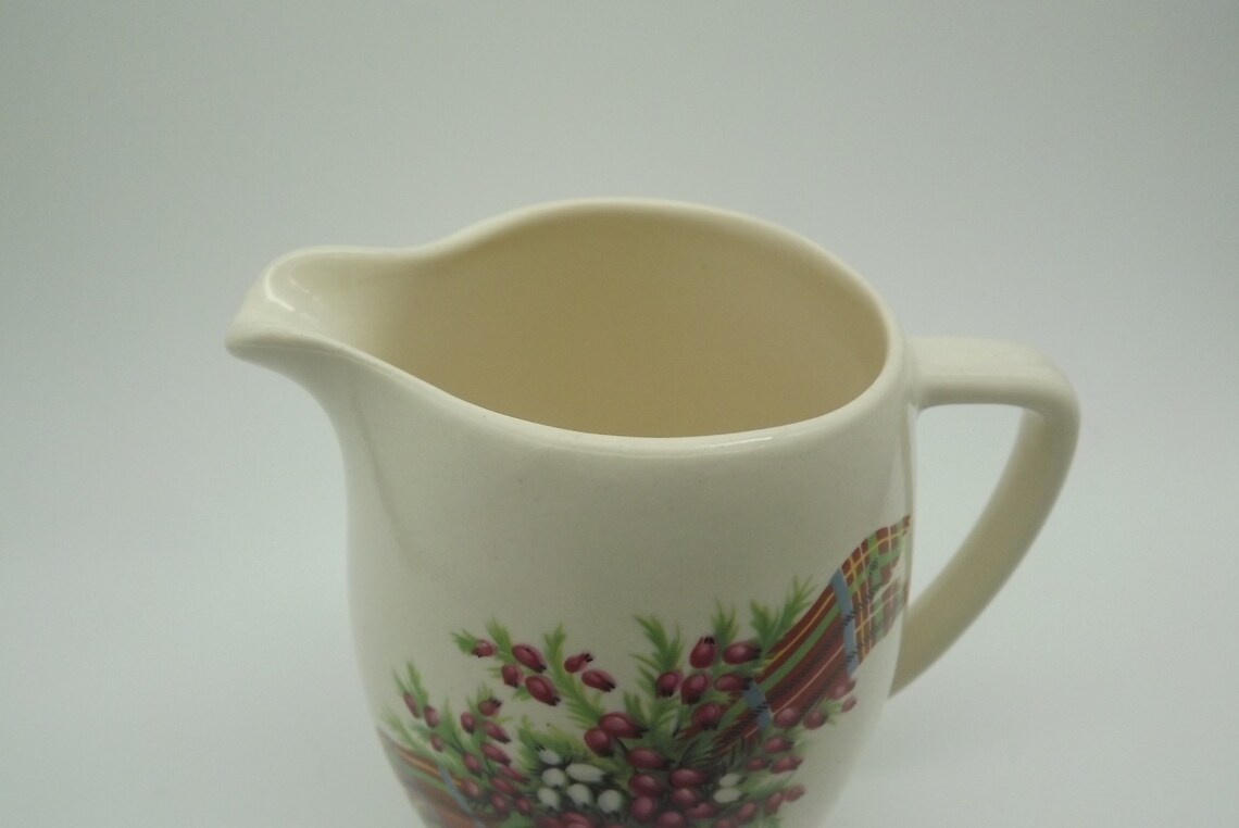 Glen Affric Heather Tartan Jug Scottish Vintage Etsy