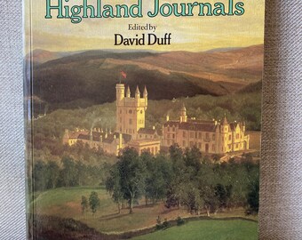 Queen Victoria Scottish Highlands Diary  Vintage