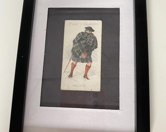 Macleod Clan Tartan Antique Framed