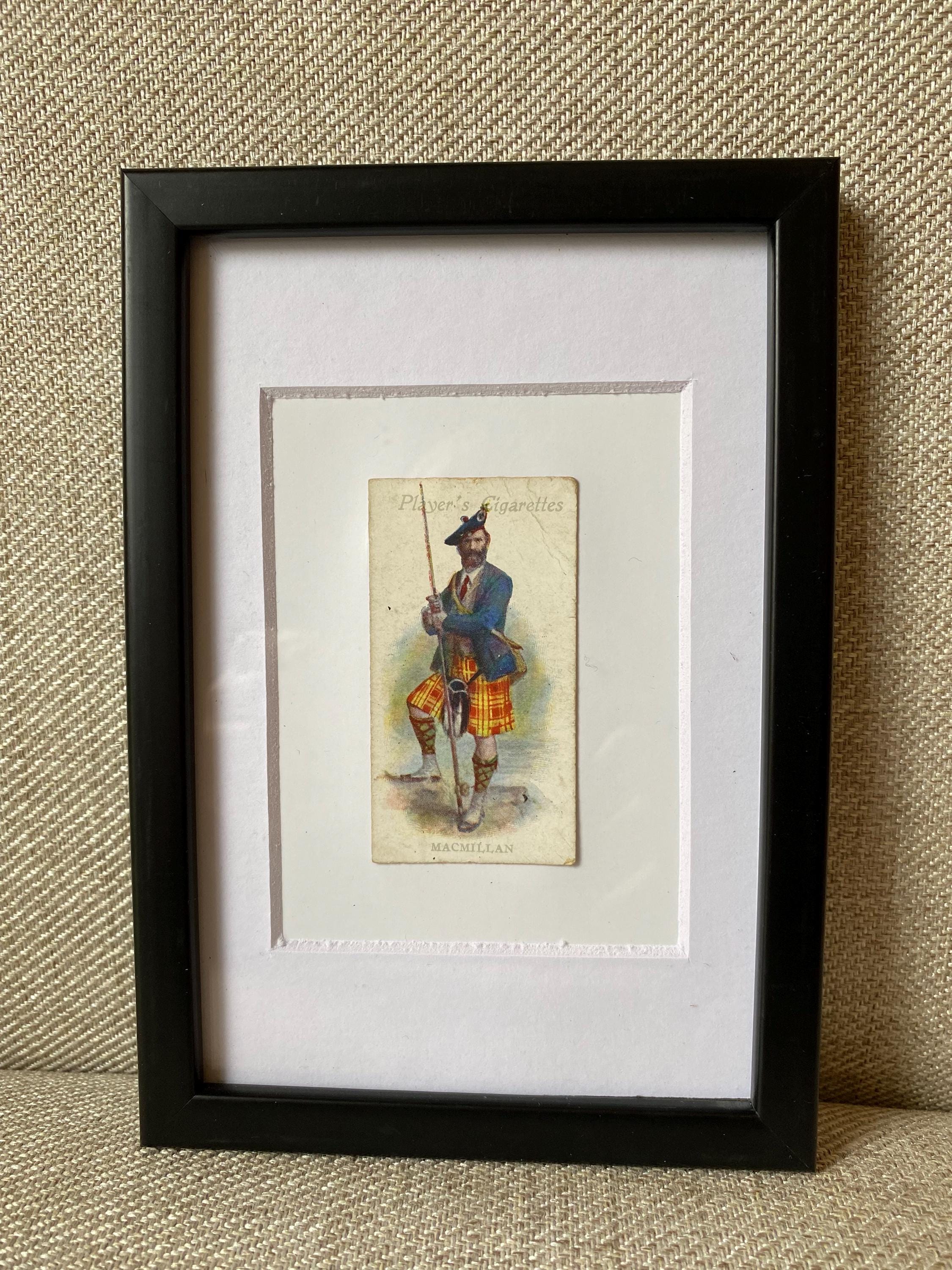 MacMillan Clan Tartan Antique Framed