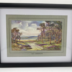 Lossiemouth Moray Scottish Picture Framed
