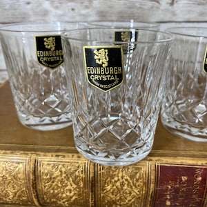 Edinburgh crystal whiskey glasses - Etsy 日本