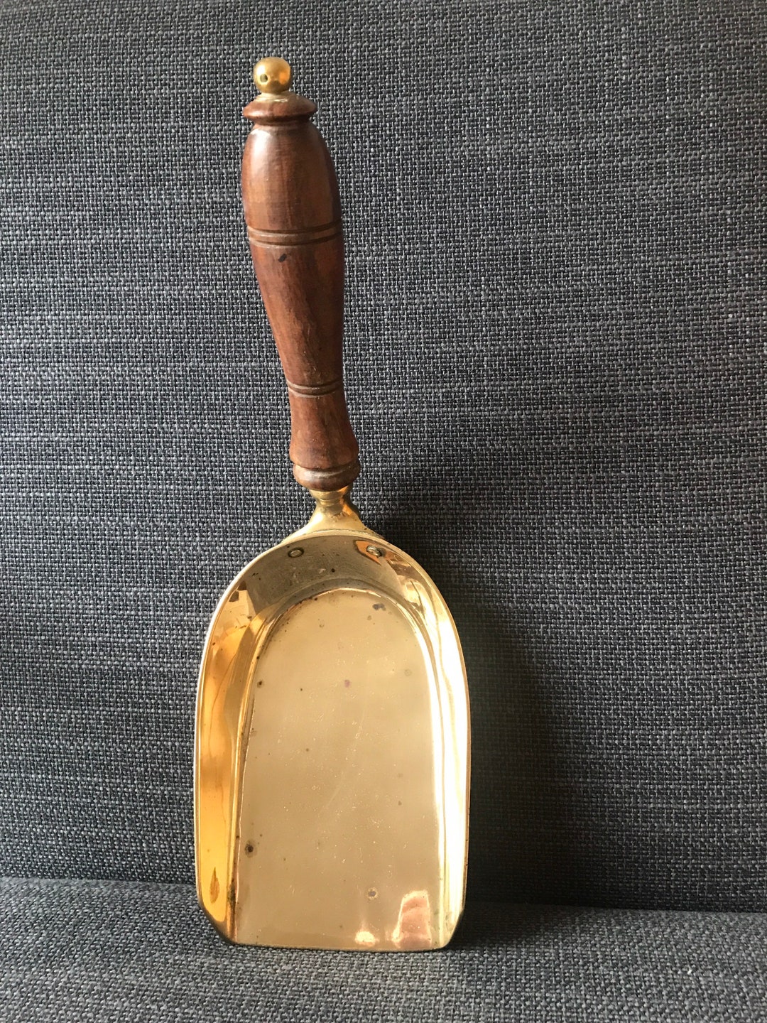 Antique Coal Shovel Brass Scottish Etsy