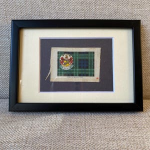 Graham Tartan Antique Silk Framed Clan