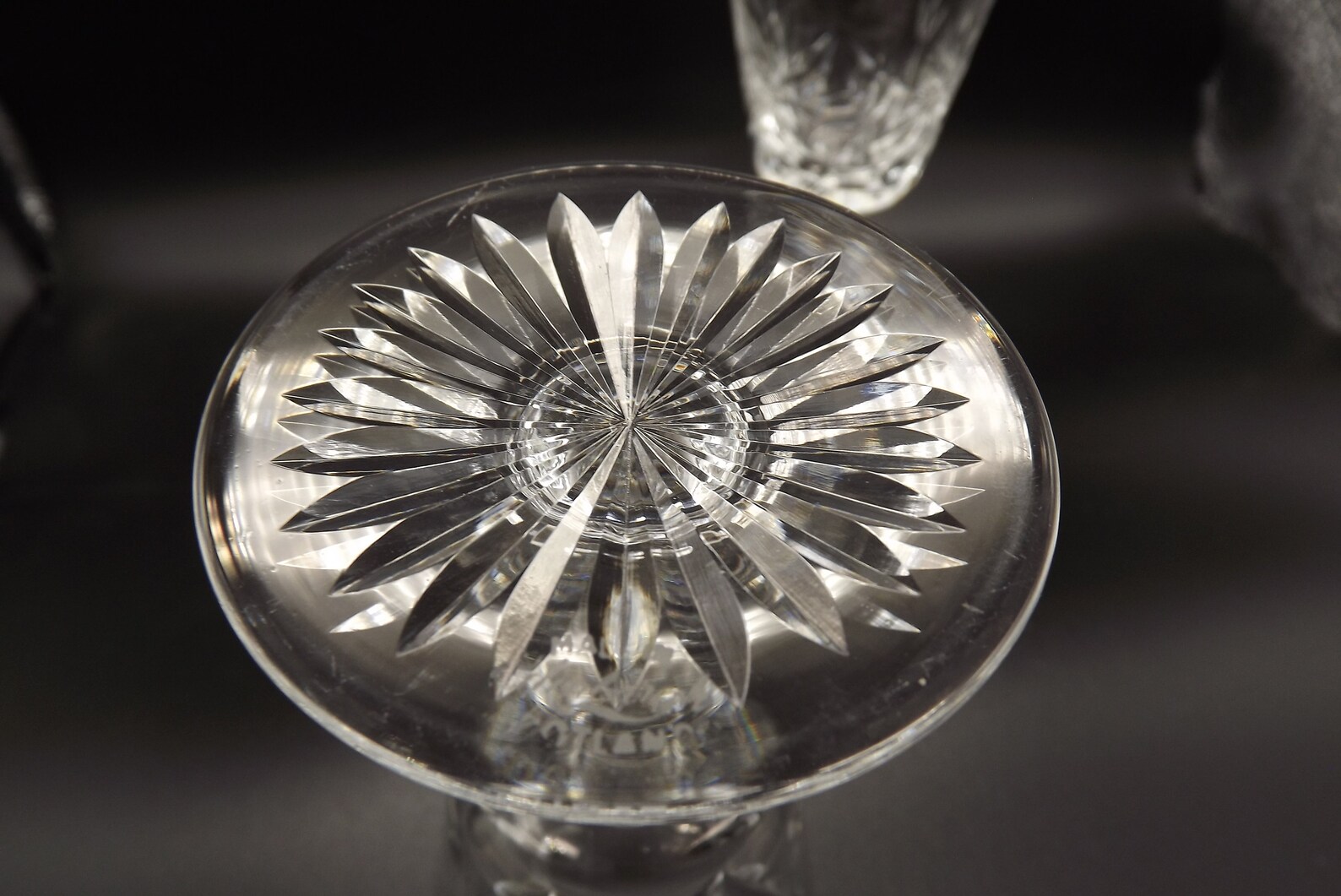 2 Wine Glasses Edinburgh Crystal UNUSED Vintage 1955 41B Etsy