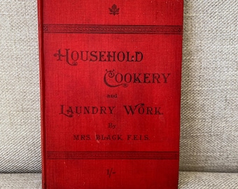 Rare livre de cuisine écossaise antique, Glasgow (HL1)