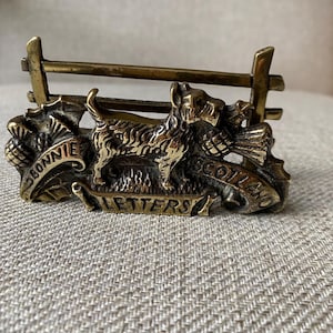 Estantería para cartas vintage Bonnie Scotland (L1)
