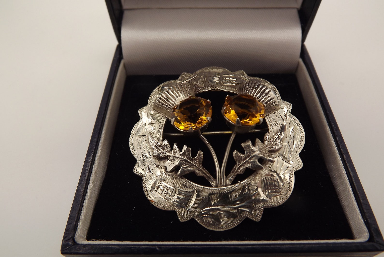 Schottische Distel Brosche Silber Edinburgh 1963 Vintage | Etsy