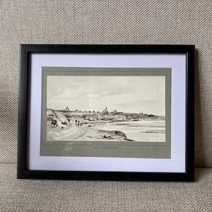 Lossiemouth Picture Framed 1931 Scottish Artist ( L1) Moray