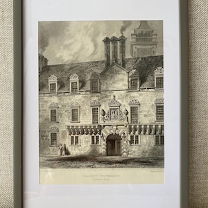 Glasgow University Antique Picture Framed ( G2)