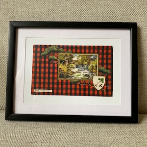 Rob Roy Tartan Macgregor Antique Framed