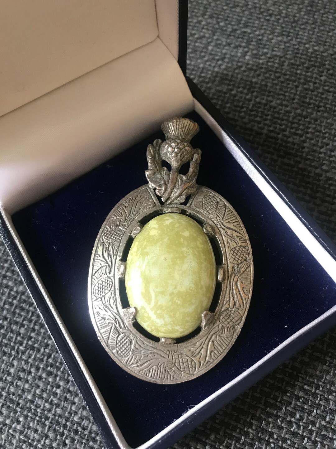 Thistle Scottish Pendant Vintage
