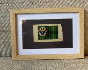 MacArthur Tartan Antique Framed Clan Scottish (schwarzer Rahmen)