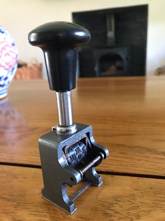 Vintage Post Office Date Stamp Etsy