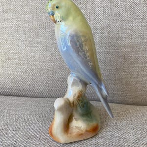 Vintage Budgie Figurine - Etsy UK