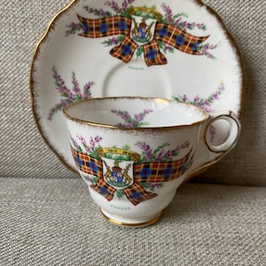 Fraser Clan Teacup , Saucer Vintage **