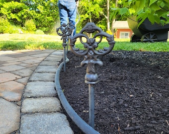 Set of Hose Guides - 17" Solid Metal - Victorian