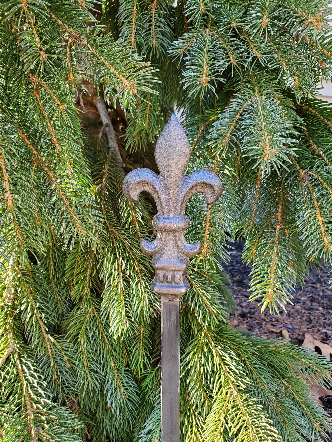 Set of 2 Plant Stakes Garden Stakes FLEUR DE LIS Plant | Etsy