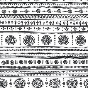 Boho Ornaments Printable Coloring Page for Adult and Kids, Print and Color in, PDF and JPG, Ethnic Style Colouring Page Instant Download image 2