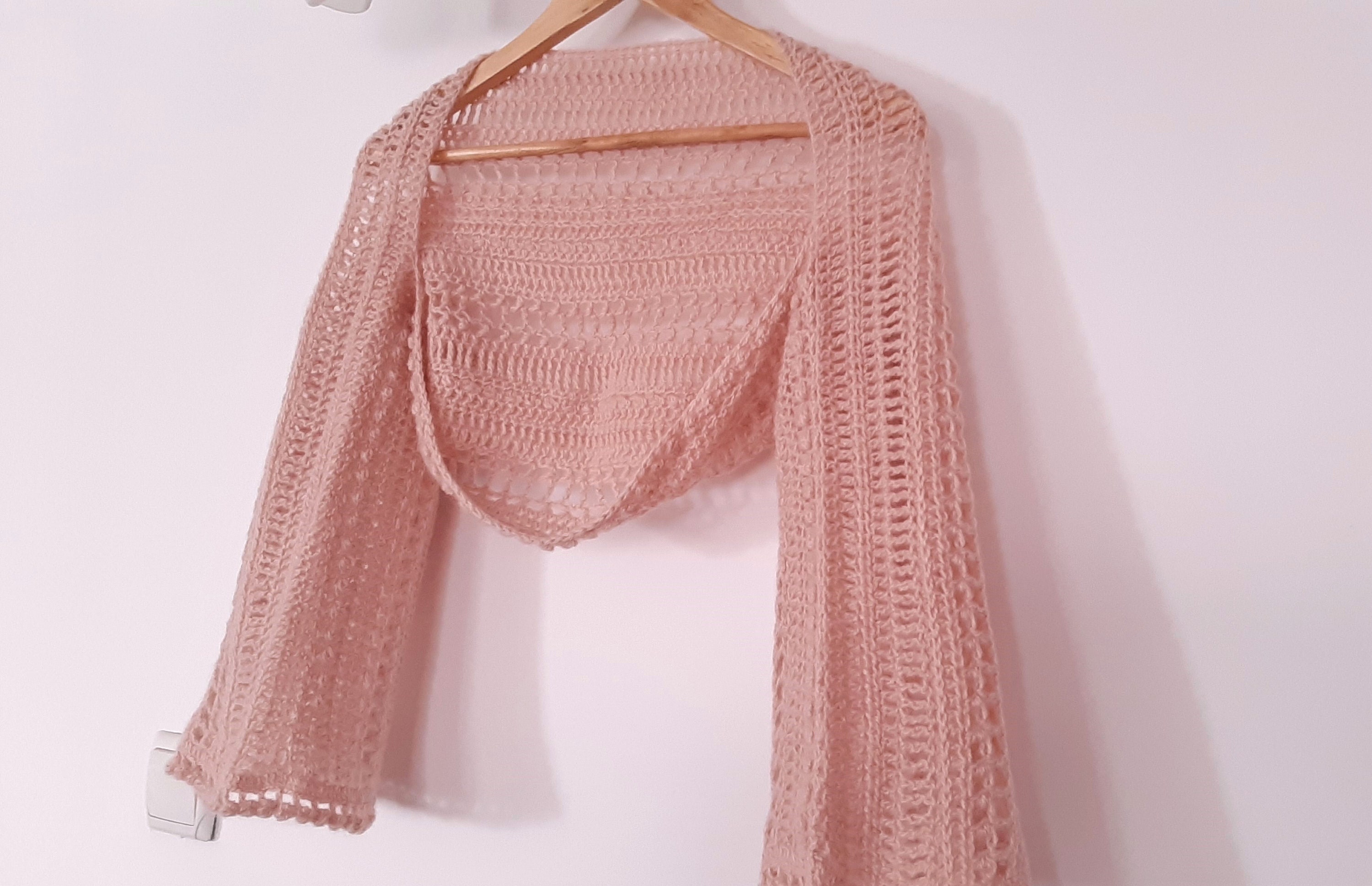 Raw Crochet Shoulder Cover/Mohair Shoulders Coverup/Short Etsy