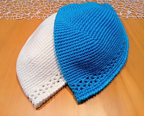Berretto cuffia Unisex all'uncinetto/ Papalina aderente/ | Etsy Italia