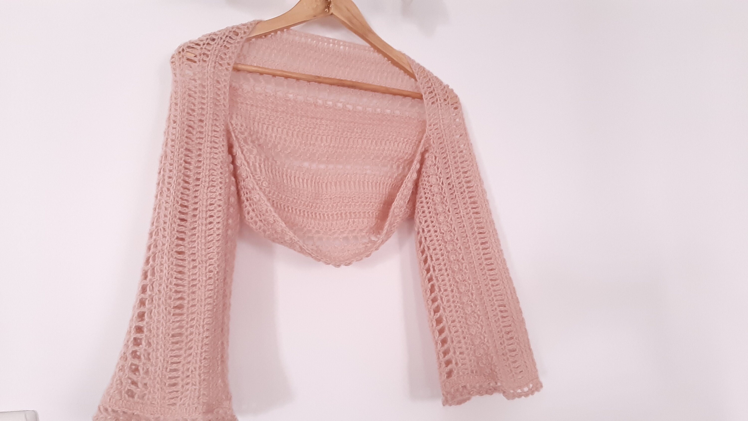 Raw Crochet Shoulder Cover/Mohair Shoulders Coverup/Short Etsy