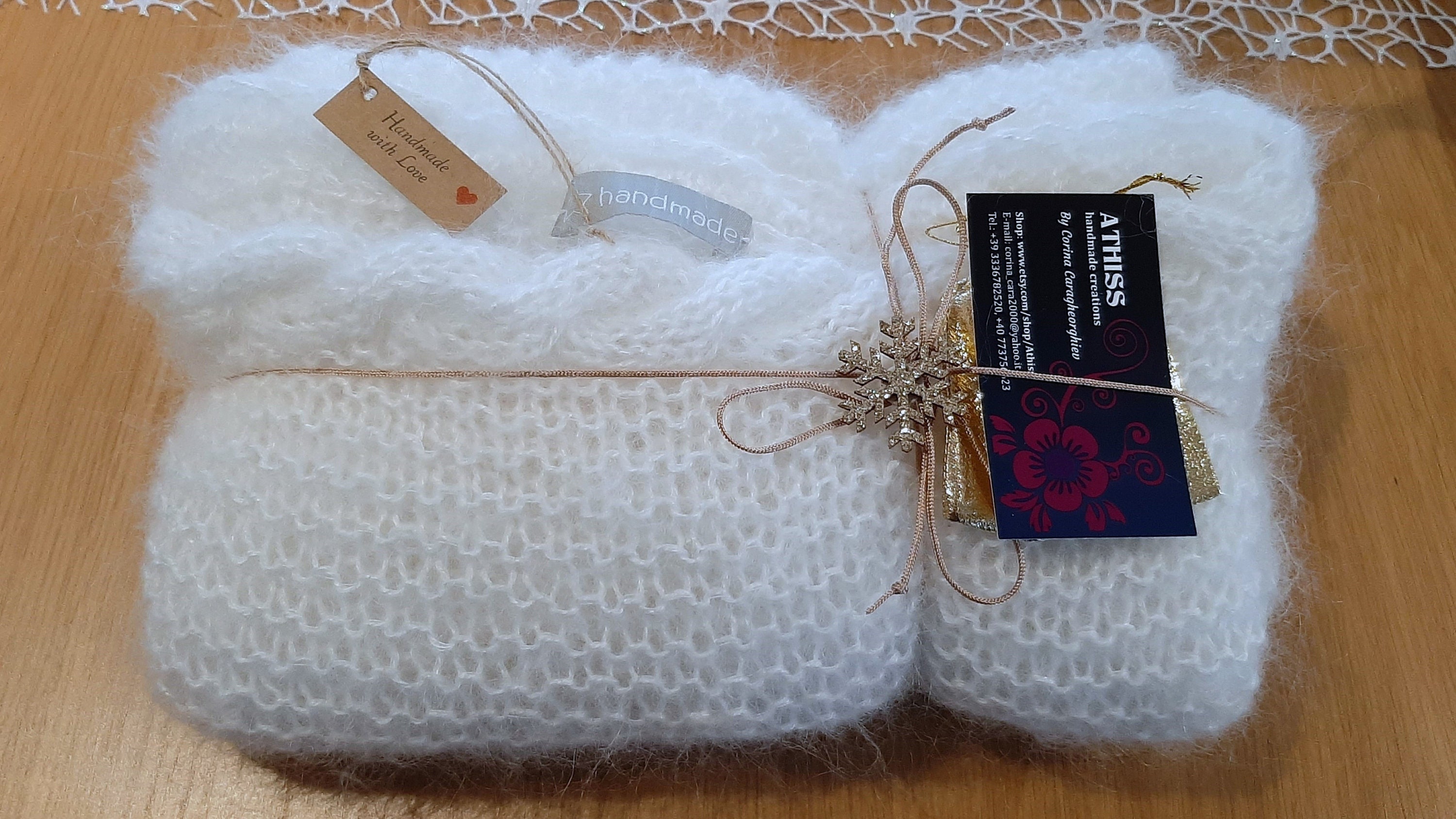 【IONSEOUL】Trimming Mohair Hood Layer Knit 5JH030 Mohair Love Poncho Kit | DIY Knitting – Kanju Interiors