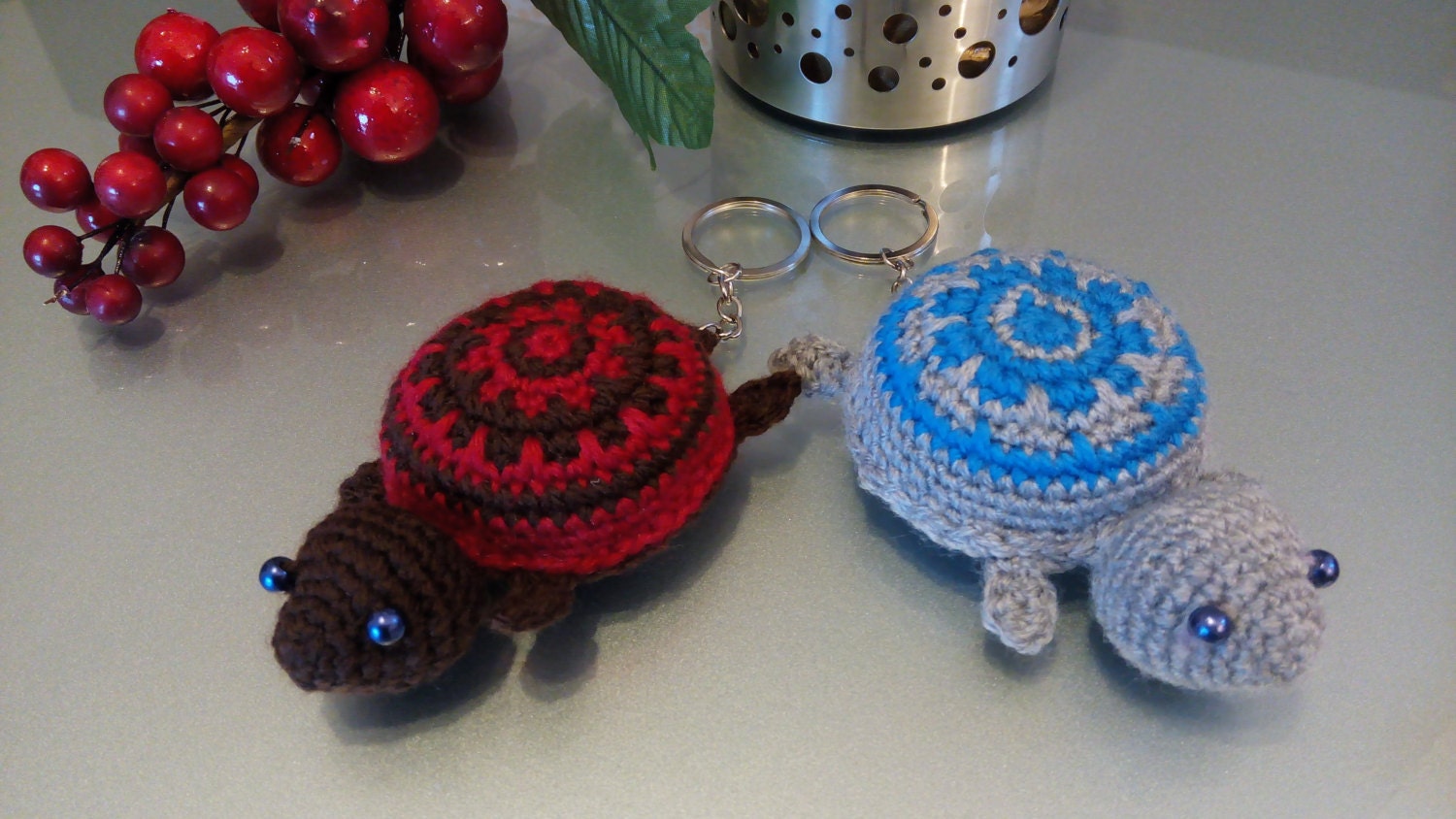 Turtle Keychain Amigurumi/unisex Gadget/turtle Toy/keychain - Etsy New