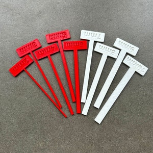 T-Spacer für Buchbinderwiege (Metrisches Komplettes Set) - 3D gedruckt - Buchliebhaber - Buchbinderbindung - Buchherstellung - Richtlineale und Richtmaße