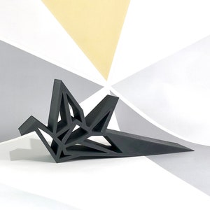 Japanese Crane Doorstop - 3D Printed - Origami - Bird - Home Decor - Geometric - Ornament - Door Stopper - Modern Decor - Gifts for Home