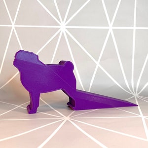 Pug Doorstop - 3D Printed - Home Decor - Door Stopper - Modern Decor - Gifts for Home - Chinese Pug - Dog Lover - Any Dog Available