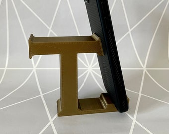 Letter Phone Stand: 3D Printed PLA Desk Accessory