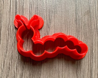 Cortador de galletas de oruga impreso en 3D: decoración de fiesta de plástico PLA