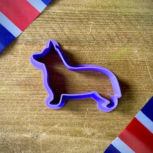 Corgi Dog - Cookie Cutter - Cute Cutter - Biscuit - Fondant - Clay cutter - Dough - Queens Platinum Jubilee - Monarchy - Royalty - Royal