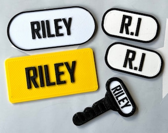 Little Tikes full Numberplate Set & Key Personalised - 3D printed - Toy Car - Children - Kids - Name - Garden Toys - First 1st Birthday Gift