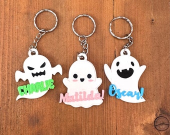 Gepersonaliseerde spooksleutelhanger: 3D-geprinte gunst voor Halloween-feest