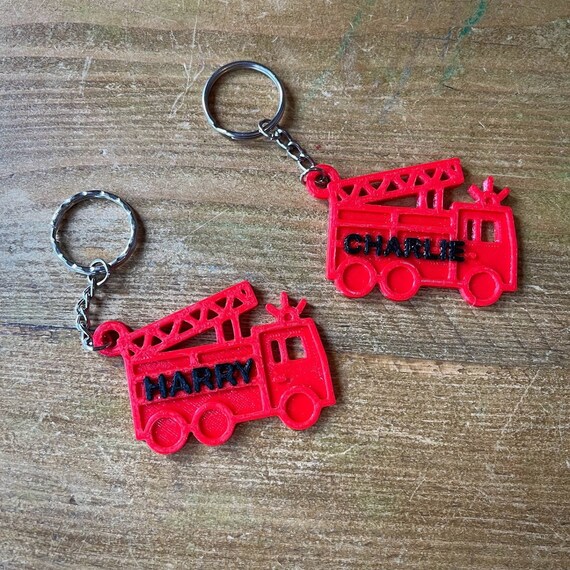 Fire engine best sale keyring