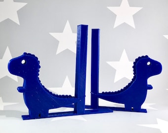 Sujetalibros de T-Rex impresos en 3D: decoración para habitaciones infantiles y de bebés