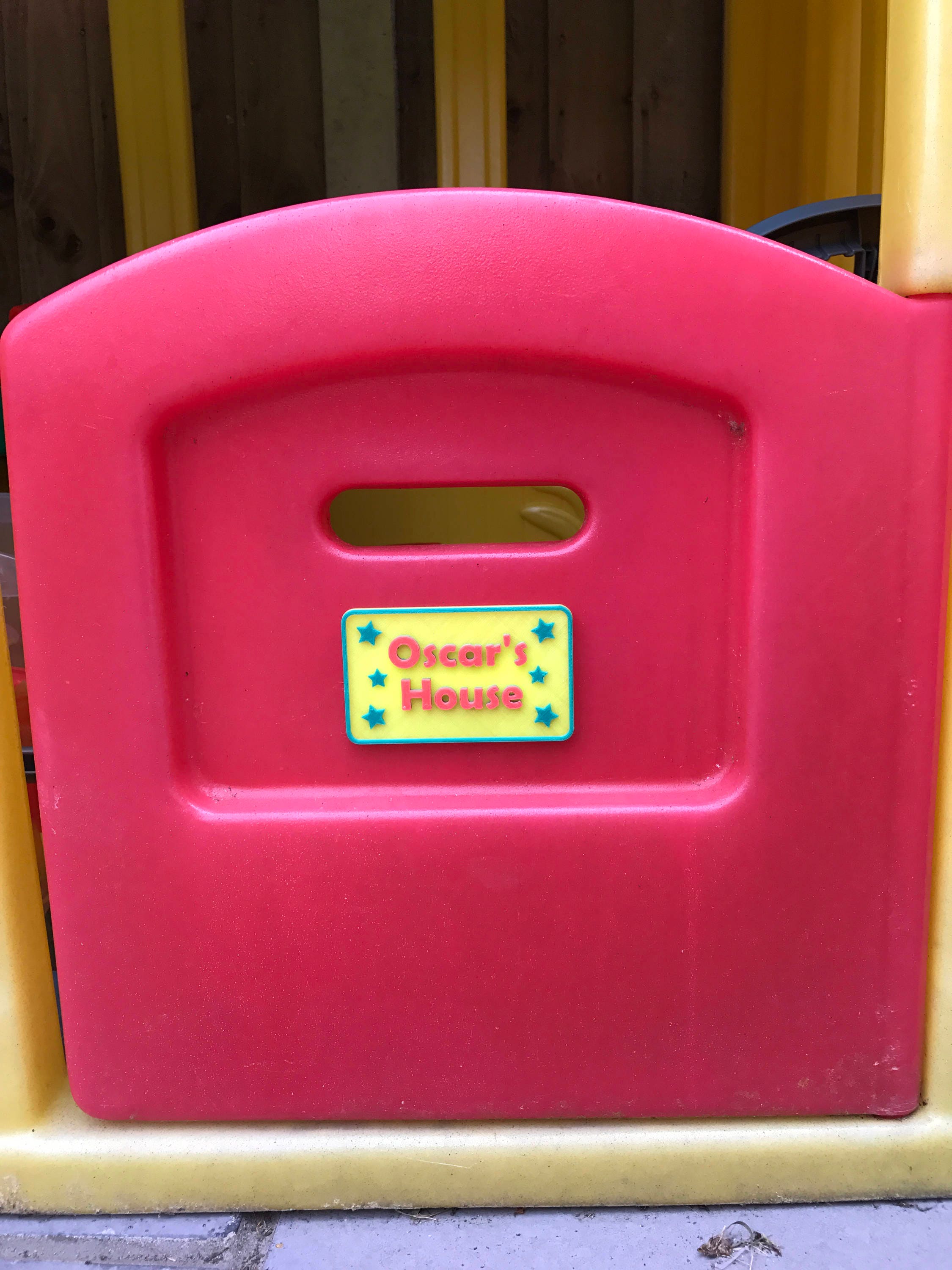 Children's Playhouse Sign Little Tikes Door Plaque Etsy