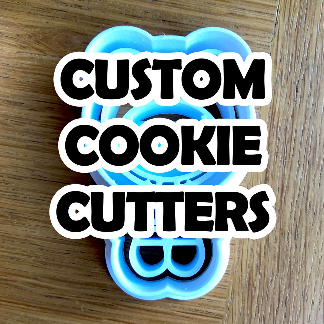 Custom Cookie Cutter: 3D Printed PLA Plastic, Logo Biscuit Cutter - Etsy