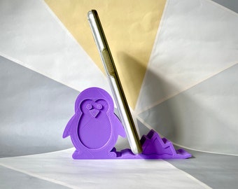 Penguin Mobile iPad Phone Stand - Sealife - Desk Accessory -  Gifts for Him - Gifts for Her - Gifts for Children - Phone Dock -Gadget