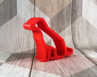 3D Gedruckter Hund iPhone Ständer - Schreibtisch Begleiter für Hundeliebhaber