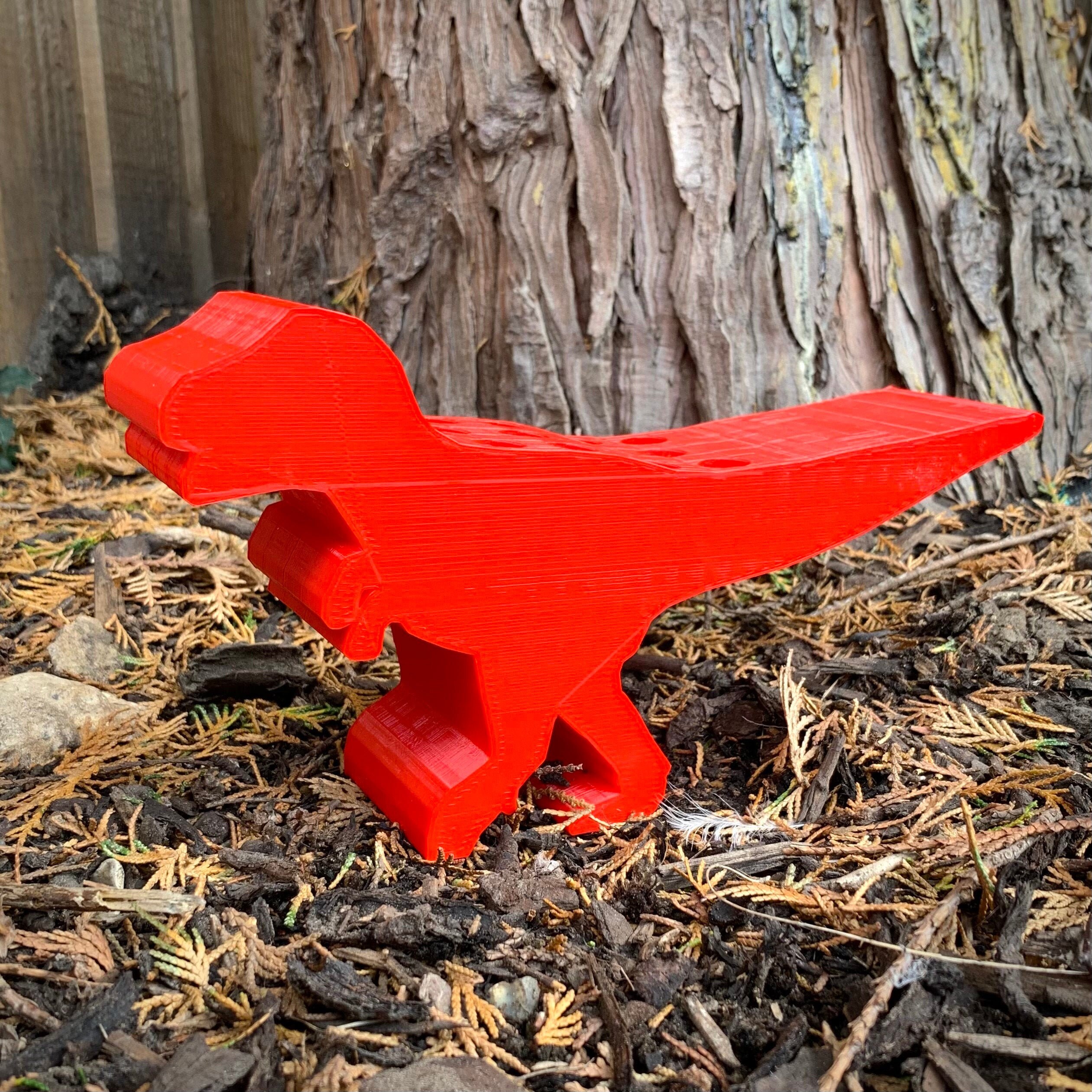 T-Rex Dinosaur Pen/Pencil/Crayon Pot - TRex 3D Printed -  Children - Kids - Art - Desk - Stationary - Personalised - Office - Dinosaur Lover