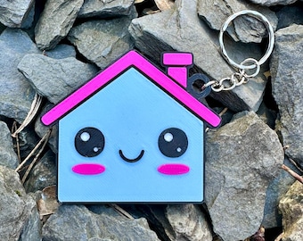 Llavero de primera casa impreso en 3D: un recuerdo kawaii de tu nueva casa