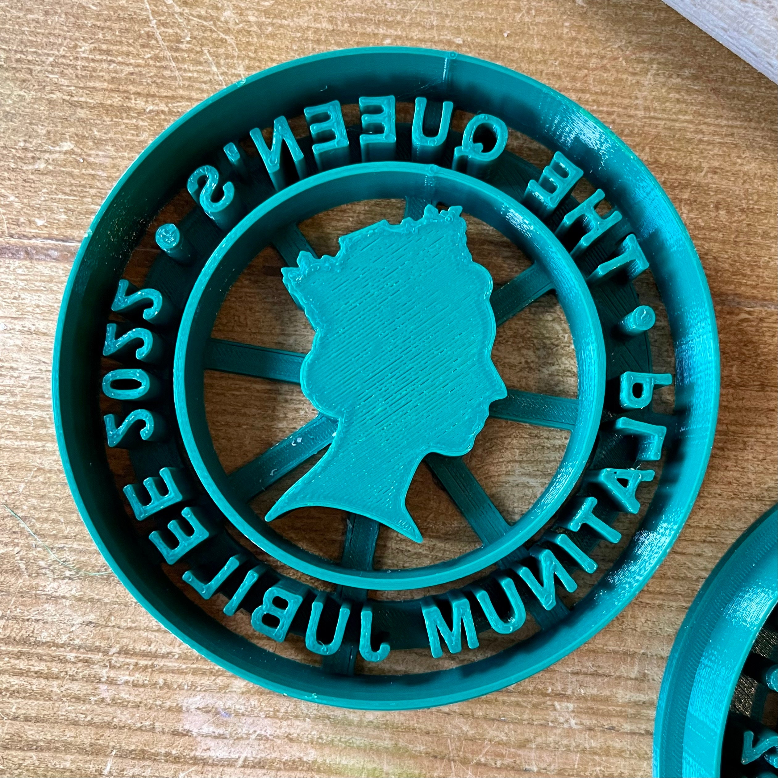 Queen's Platinum Jubilee Cookie Cutter Set Biscuit Etsy