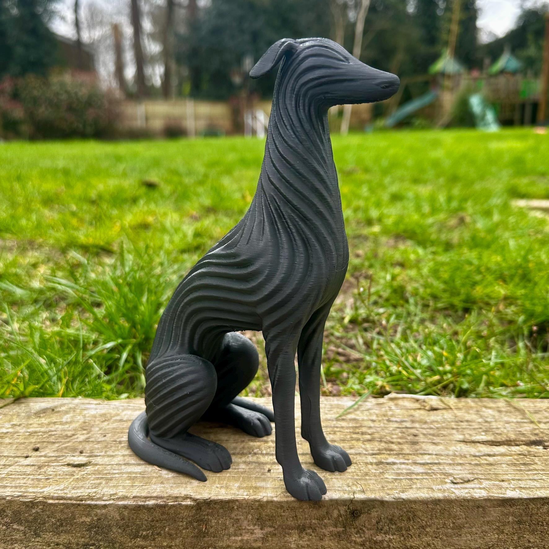 Seated Greyhound Whippet Sighthound Lurcher Saluki Sculpture Modern seated-greyhound-whippet-sighthound-lurcher-saluki-sculpture-modern