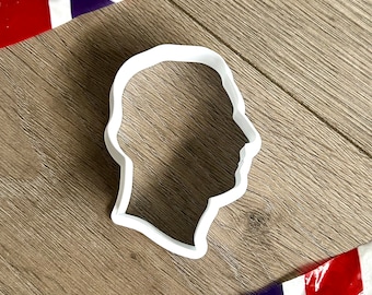 Prince Charles Head Cookie Cutter: King's Coronation, PLA Plastic